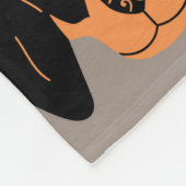 Chien Qui 60x80 polaire couverture (Coin)