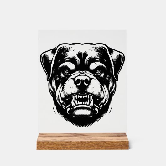 Chien Rottweiler  (Recto)