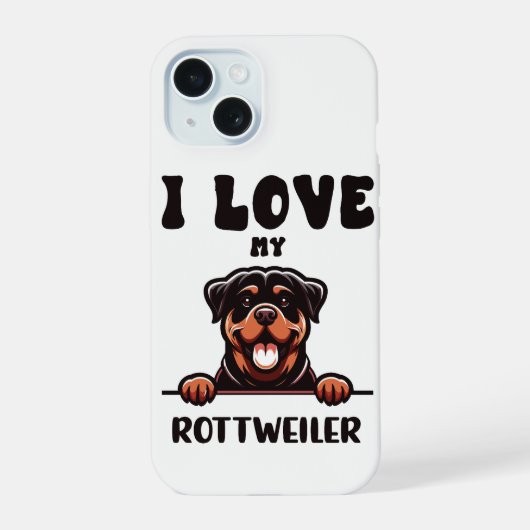 Chien Rottweiler Drôle (Verso)