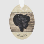 Chien rustique Grossissant Flocon de neige 2 Photo (devant)