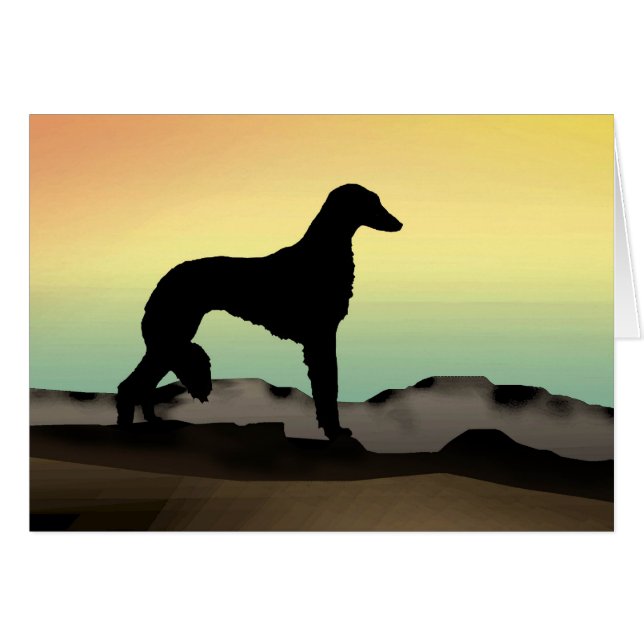 Chien Saluki de désert (Devant horizontal)