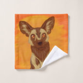 Chien sauvage africain (Gant de toilette)