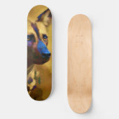 Chien Sauvage d'Afrique Skateboard (Voorkant)