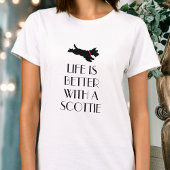 Chien Scottie Personnalisé Fun Dit T-Shirt