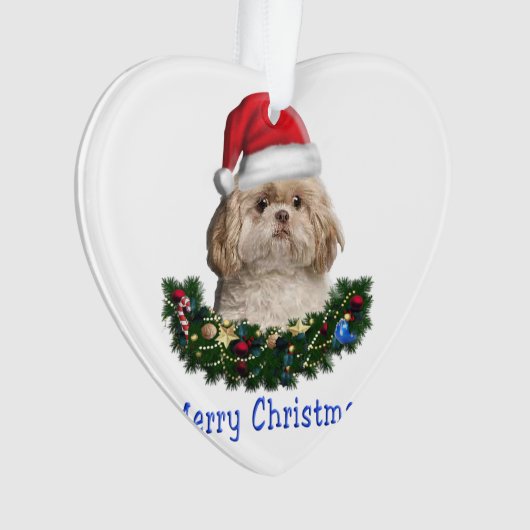 Chien Shih-Tsu objets de Noël Ornement (devant)