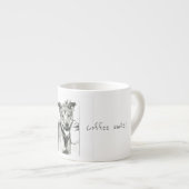 Chien souriant Espresso Mug (Devant droit)