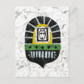 Chien sous la carte postale du pont (Devant)