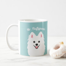 Chien spitz japonais personnalisé / Mug Samoyé