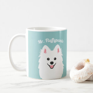 Chien spitz japonais personnalisé / Mug Samoyé