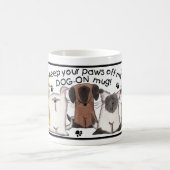 Chien sur Mug (Centre)