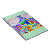 Chien sur un Carnet de plage (Côté Droit)