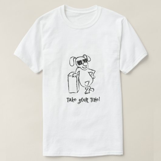 Chien T-shirt (Design devant)