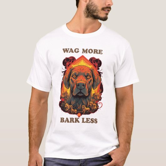 Chien T-shirt Design (Devant)