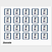chien taillé ongles Stickers Classic Round (Feuille)