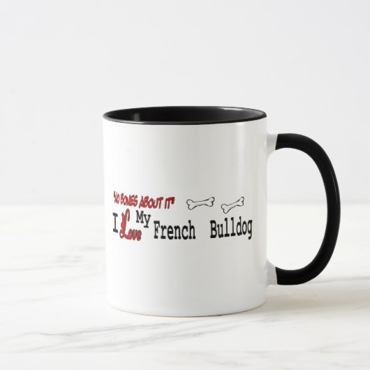 Chien-taureau français (I Love) Mug (Droite)