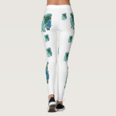 Chien-taureaux Mandala Art Leggings personnalisés (Dos)