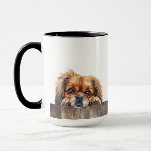 Chien Tibétain Espagnol Mug (Gauche)