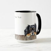 Chien Tibétain Espagnol Mug (Devant droit)