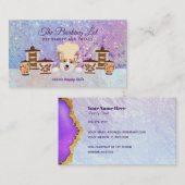 Chien Traite Carte de visite (Devant / Derrière)