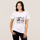 Chien Tshirt de saison éffrayante (Recto plein)