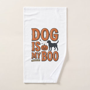 Chien Vintage Est Mon Boo Halloween Conception de