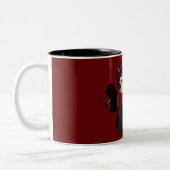 Chien Visage Chien Paw Coffee Mug (Gauche)