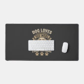 Chien Vous Aime Plus Que Lui-Même Vintage (Clavier et souris)