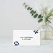 Chien Walker Animal de compagnie assis Carte de vi (Debout devant)