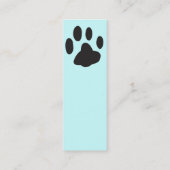 Chien Walker Mini Carte de visite (Dos)