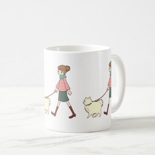 Chien Walker Mug (Devant droit)