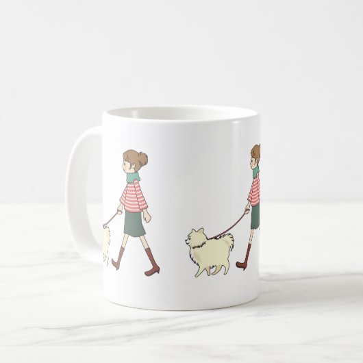 Chien Walker Mug (Devant gauche)