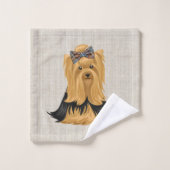 Chien Yorkshire Terrier du chiot | de Yorkie (Gant de toilette)