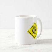 Chien Zone de secours Chien Potty Sign | Mug class (Devant droit)
