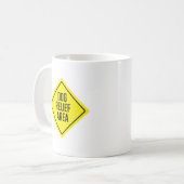Chien Zone de secours Chien Potty Sign | Mug class (Devant gauche)
