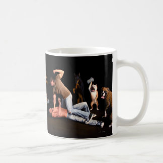 Chiens à la tasse de Manfight