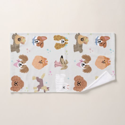 Chiens Animaux (Serviette à main)