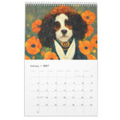 Chiens Art Nouveau – Calendrier (Jan 2027)