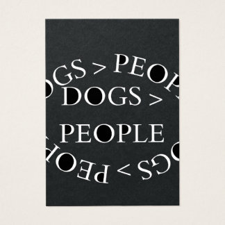 Chiens avant les gens - Citation drôle de chien
