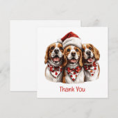 Chiens Beagle de Noël Merci (Devant / Derrière)