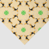 Chiens Beagle en papier de soie (Détail)