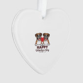 Chiens Boxer Joyeuse Saint-Valentin Vintage (devant)