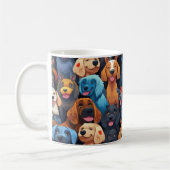 Chiens Café Mug (Gauche)