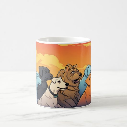 Chiens Café Mug (Centre)