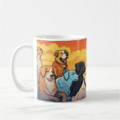Chiens Café Mug (Gauche)