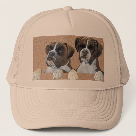 Chiens casquette, casquette de baseball de boxeur (Devant)