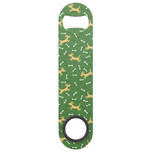 chiens chanceux avec l'arrière - plan d'os (Devant)