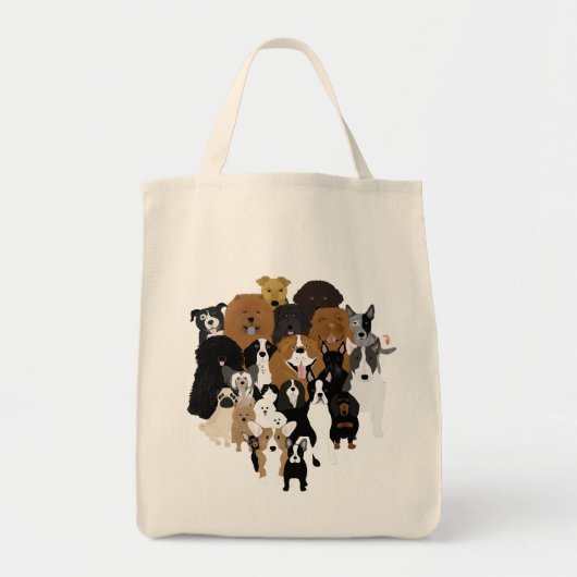Chiens, Chat, Sac fourre-tout de poulet (Devant)