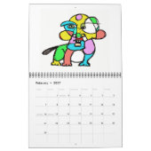 Chiens chauds et chats Cool Calendrier 2020 (Feb 2027)