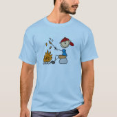 Chiens chauds torréfiés de camping Tshirts et cade (Devant)
