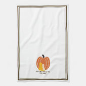 Chiens Citrouilles Thanksgiving Serviettes de cuis (Vertical)